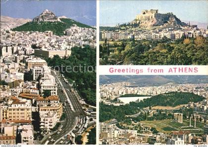 Athen Griechenland Fliegeraufnahme