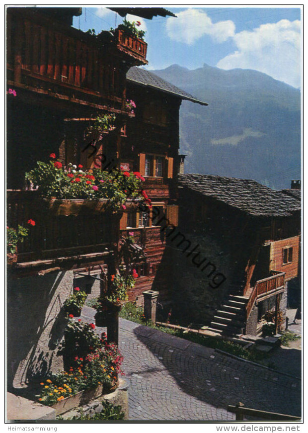 Grimentz - vieux chalets - Ansichtskarte Großformat