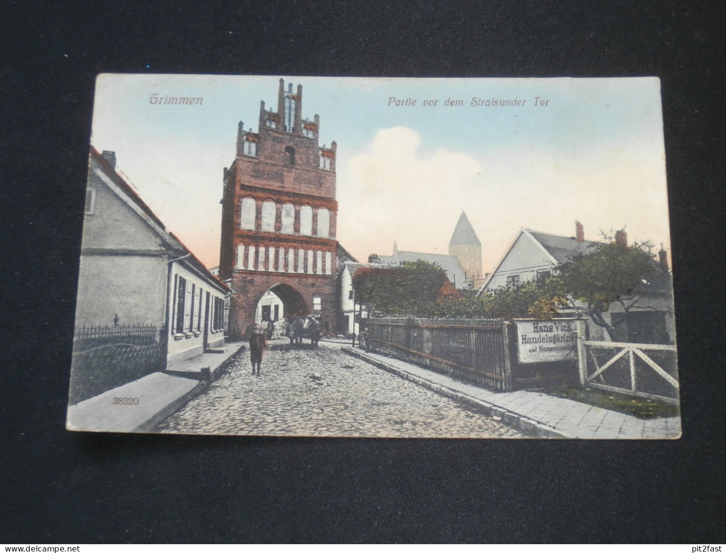 Grimmen i. Mecklenburg , 1913 , Gärtner Hans Vick , AK , CPA , Ansichtskarte
