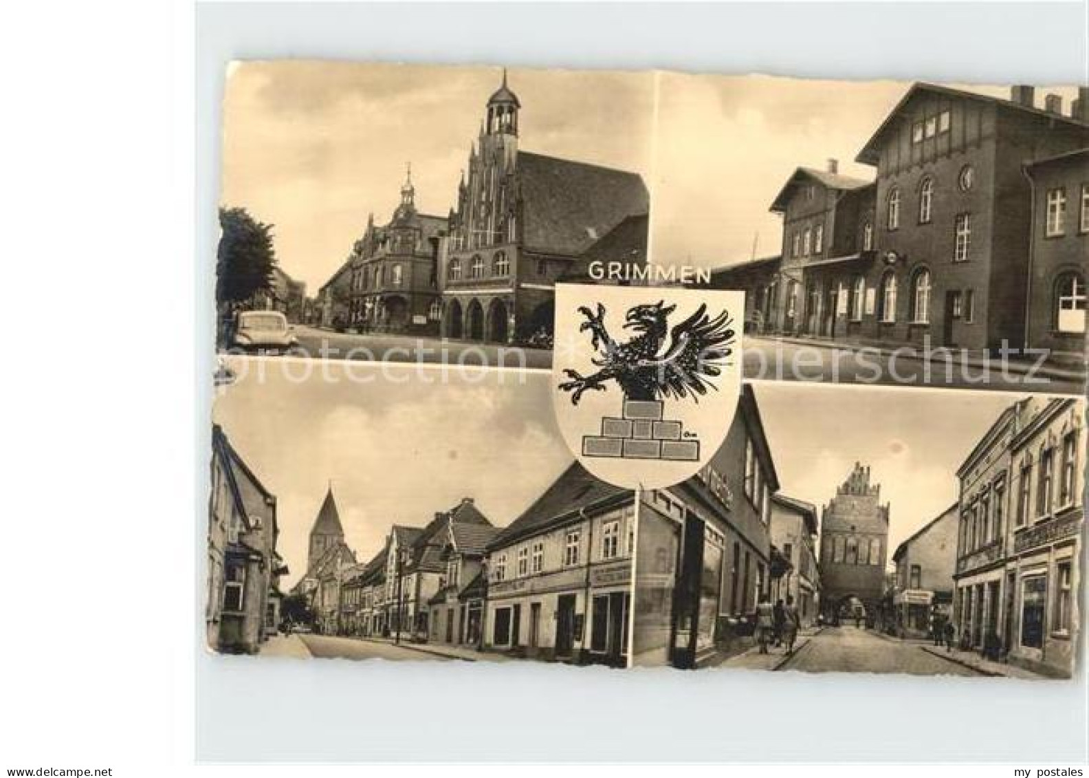 Grimmen Kirche Tor Bahnhof