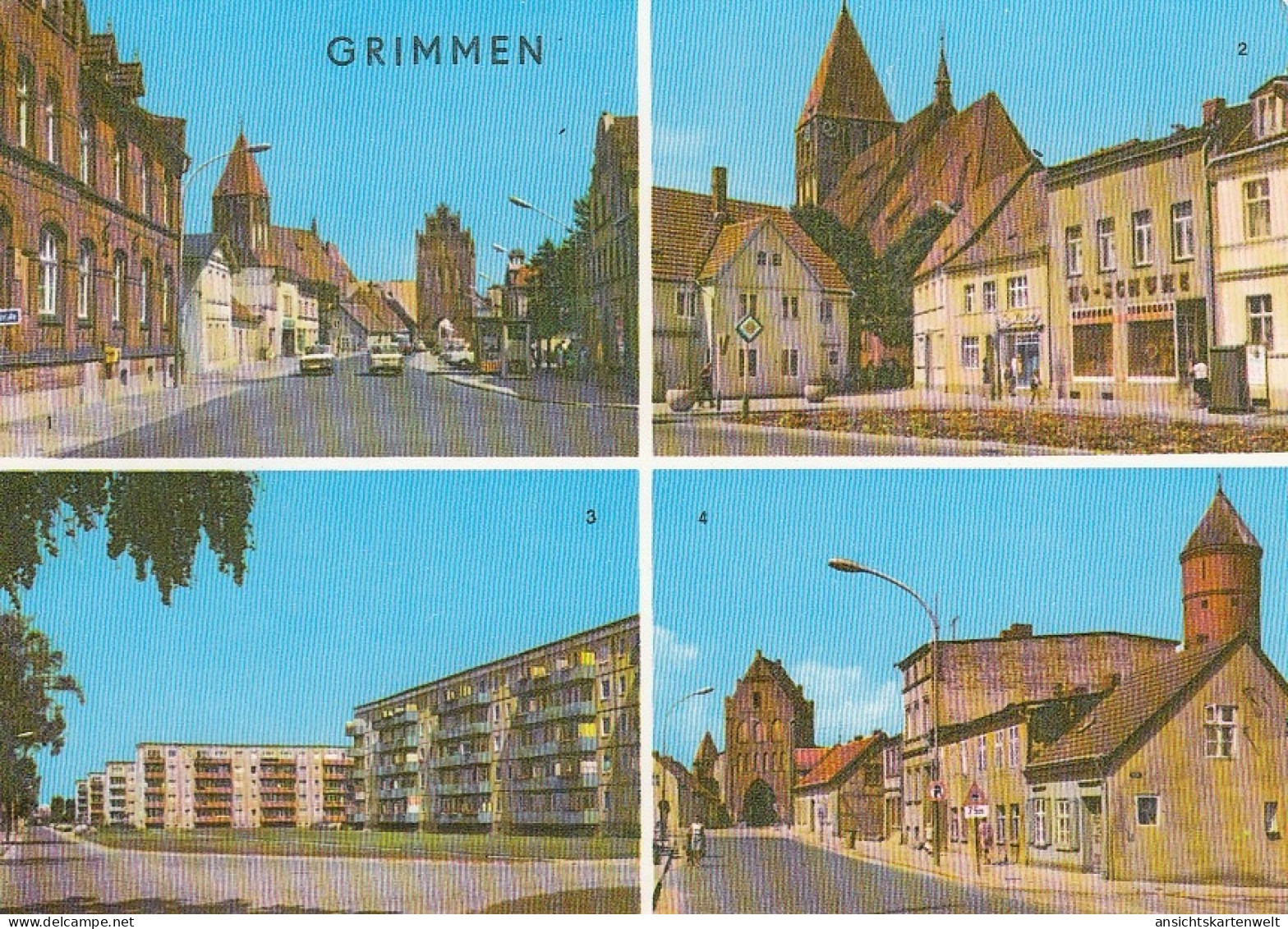 Grimmen, Mehrbildkarte ngl #E5872