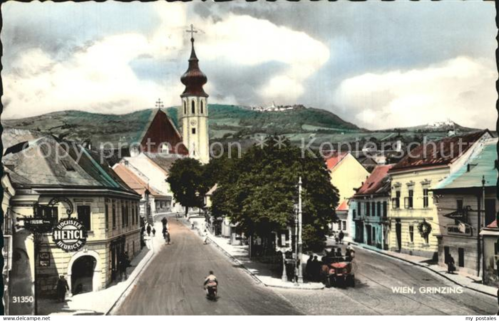 Grinzing Wien Strassenpartie
