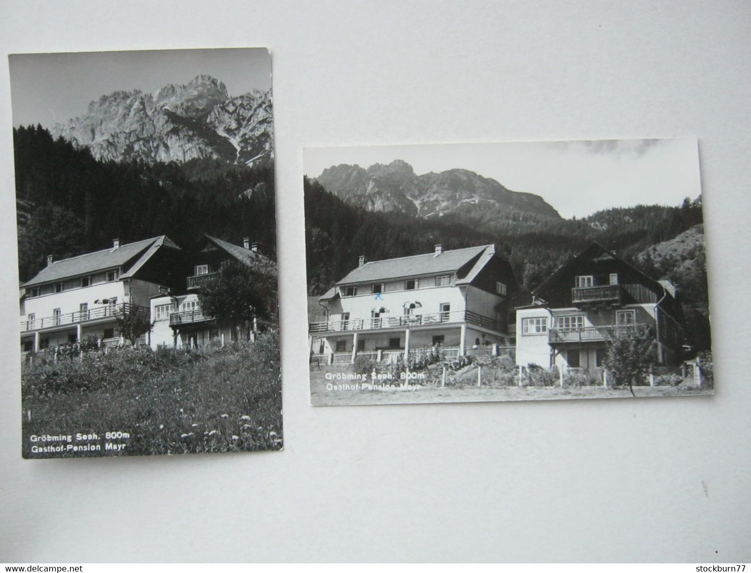 GRÖBMING ,  Gasthof Mayr ,  2  Schöne Karten  ,                               siehe  2 Abbildungen