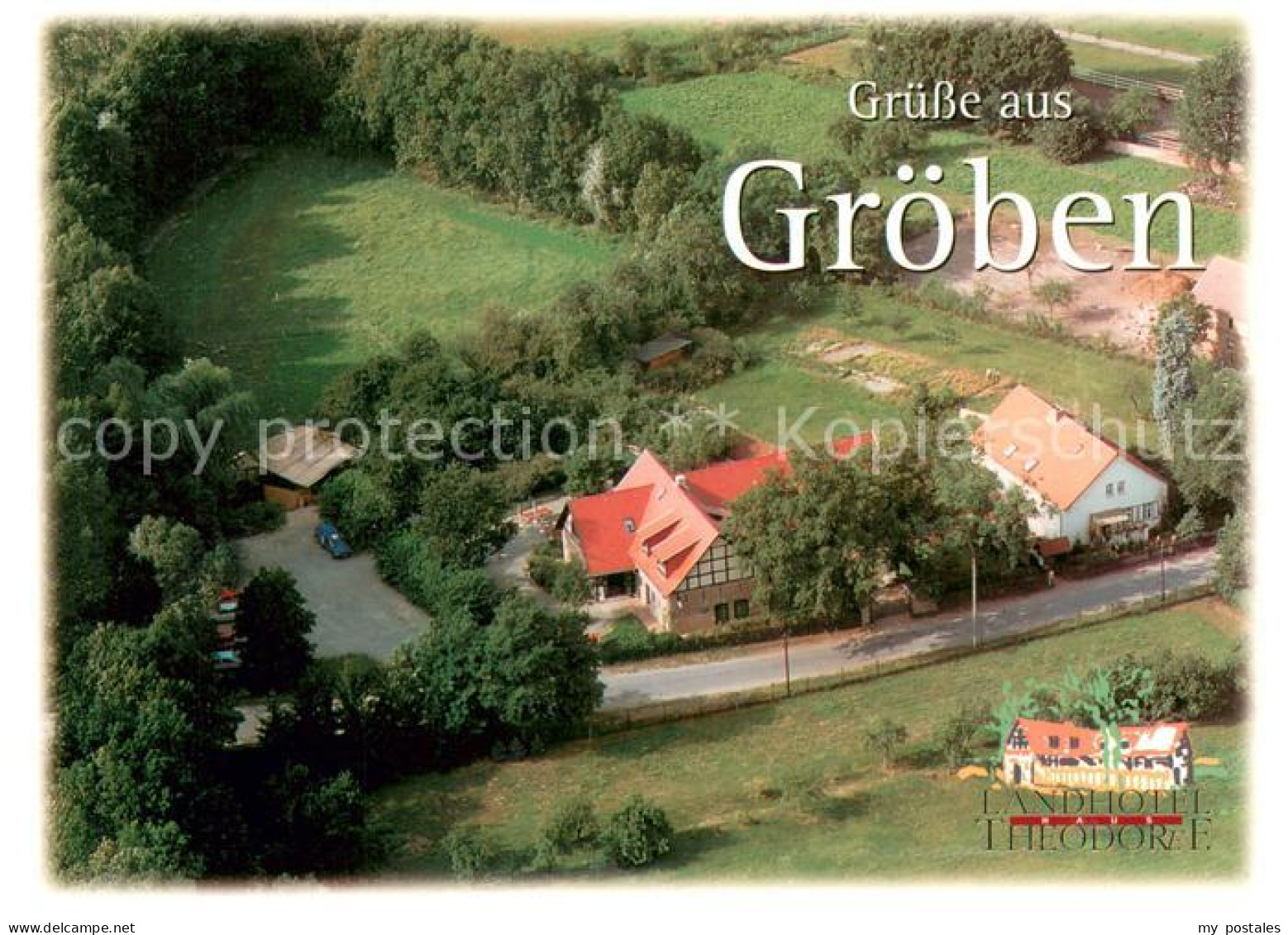 Groeben Ludwigsfelde Landhotel Theodore F Fliegeraufnahme