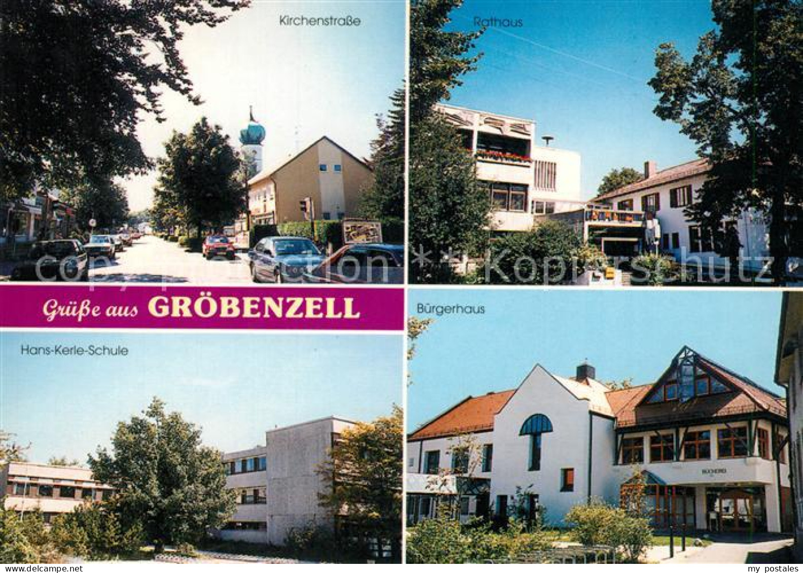 Groebenzell Rathaus Kirchenstrasse Buergerhaus