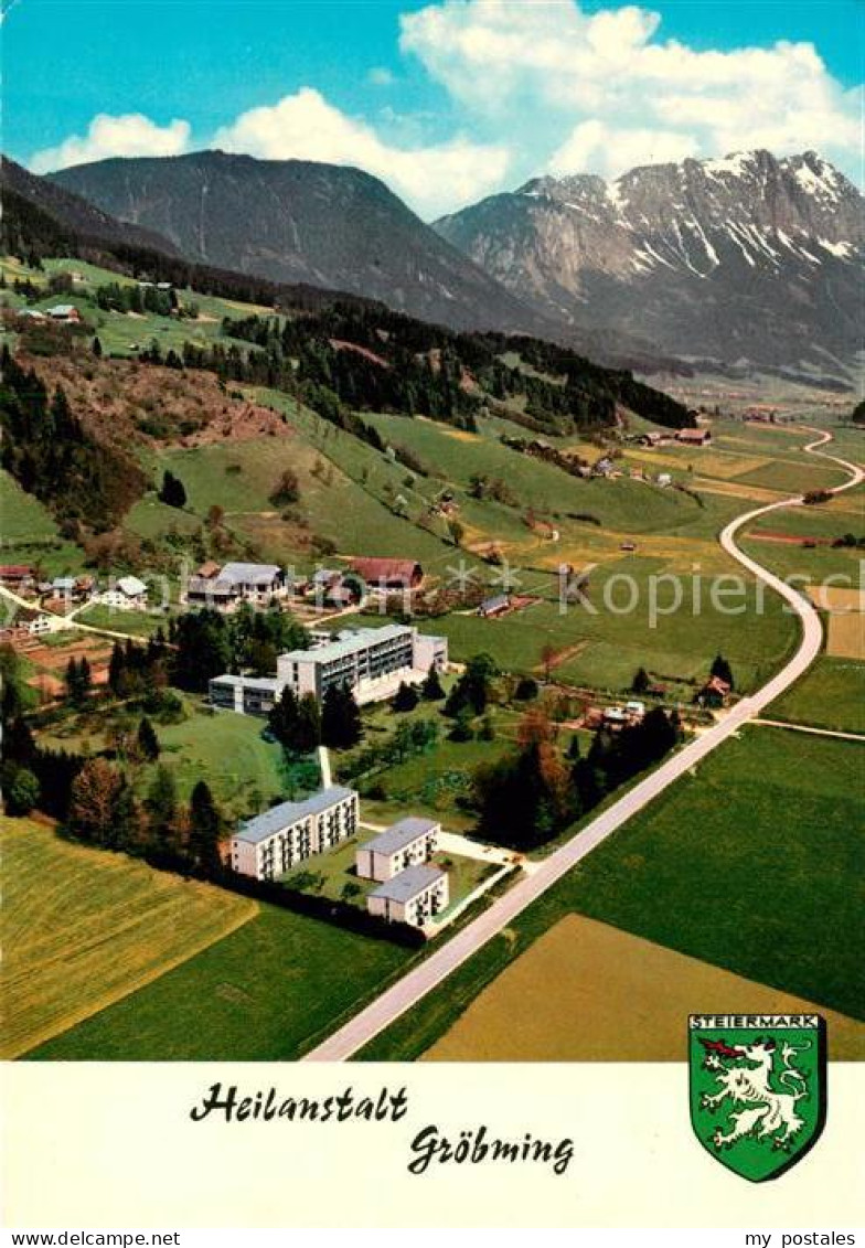 Groebming Steiermark Heilanstalt Groebming Fliegeraufnahme