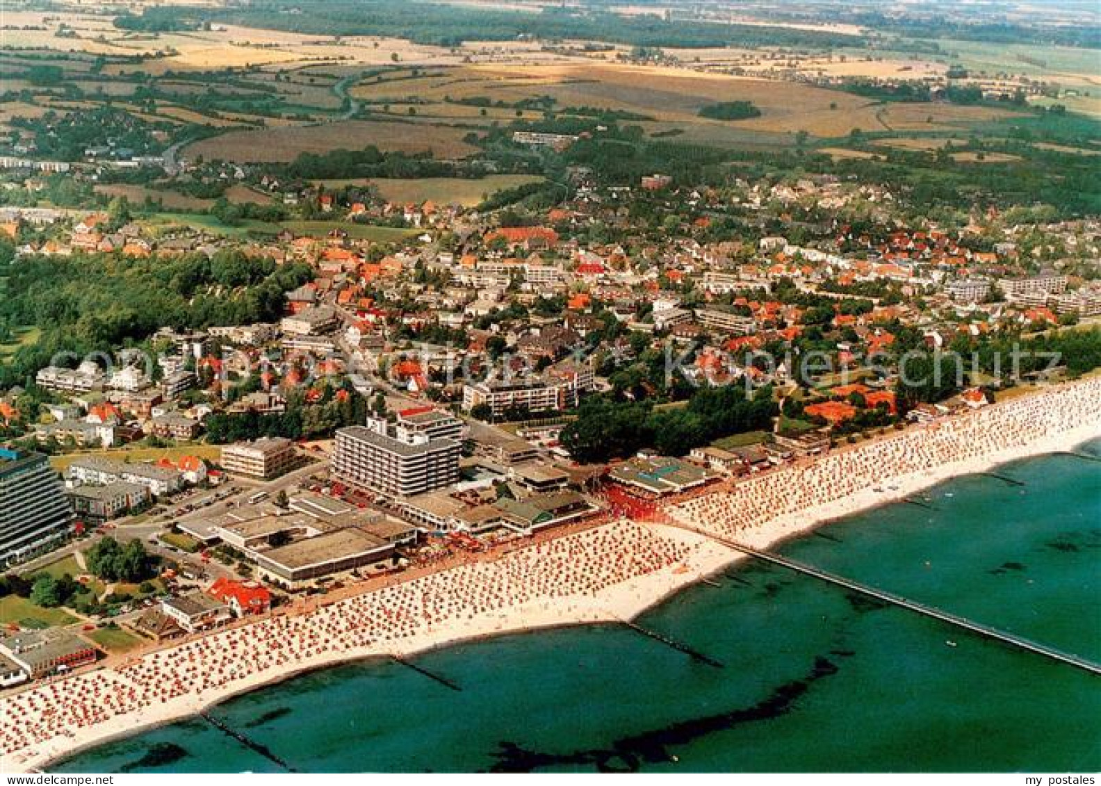 Groemitz Ostseebad Fliegeraufnahme
