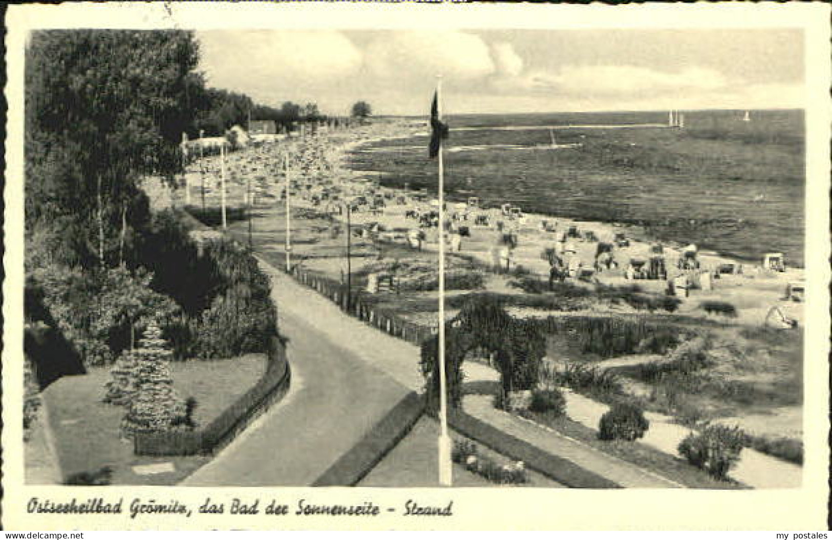 Groemitz Ostseebad Groemitz Bad Strand x 1958