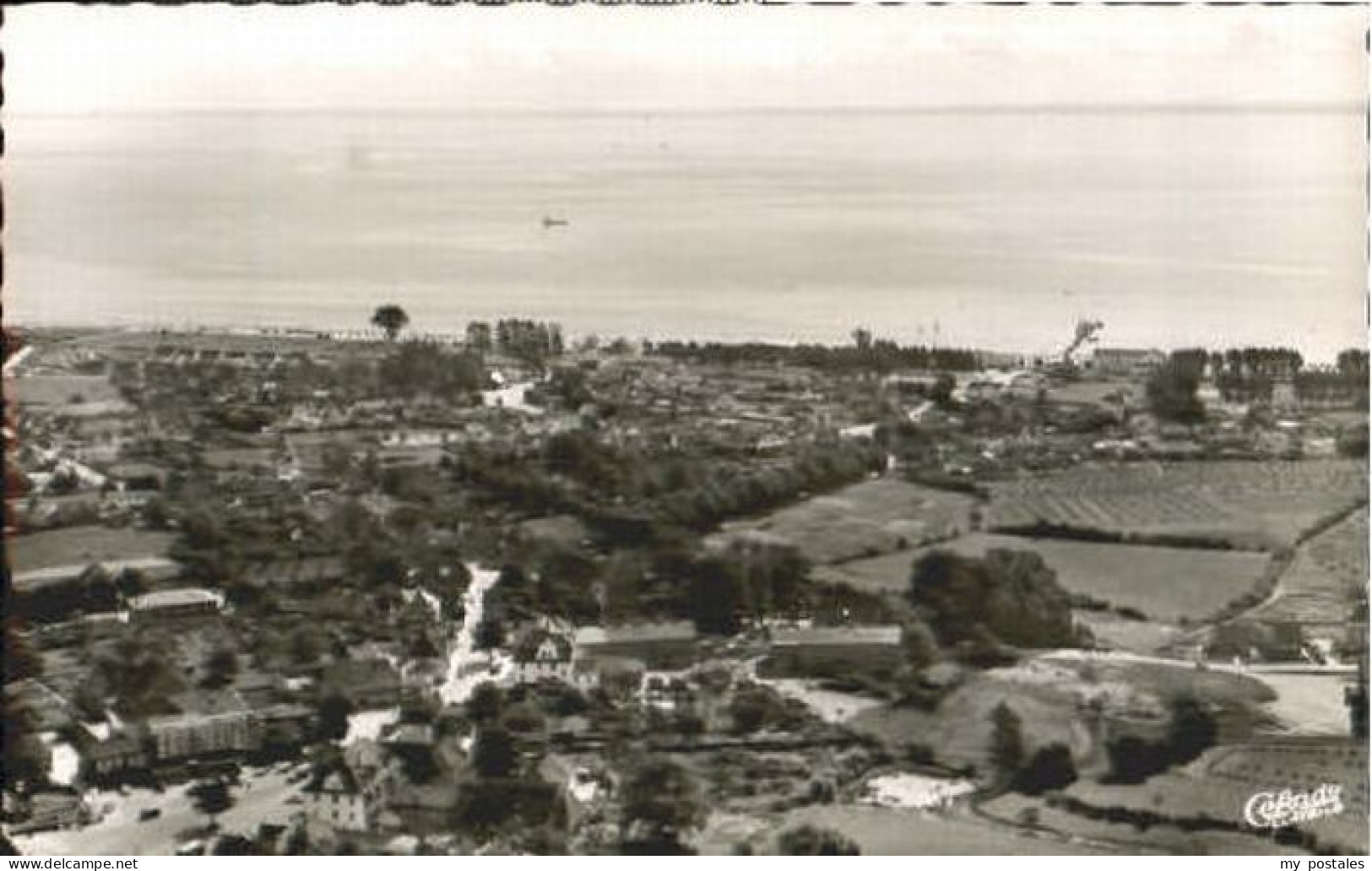 Groemitz Ostseebad Groemitz Fliegeraufnahme ungelaufen ca. 1955