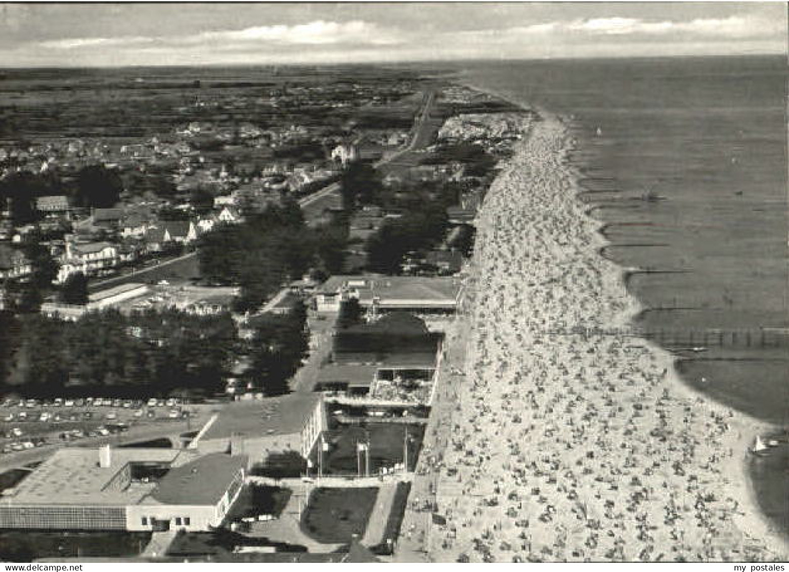 Groemitz Ostseebad Groemitz Fliegeraufnahme ungelaufen ca. 1965