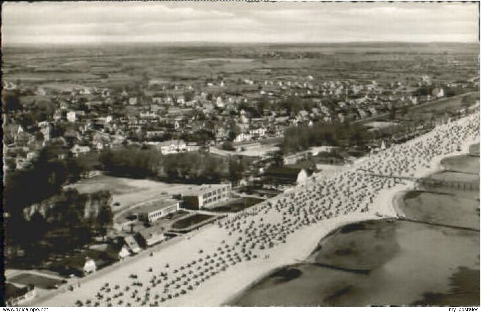 Groemitz Ostseebad Groemitz Fliegeraufnahme x 1960