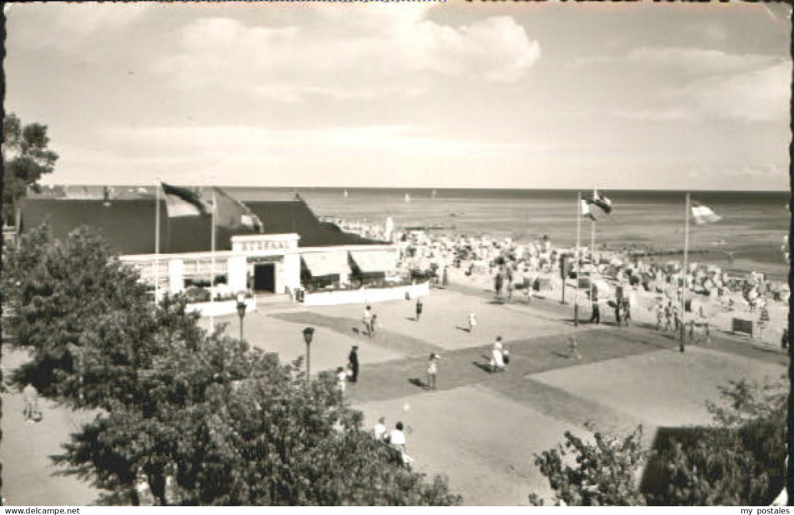 Groemitz Ostseebad Groemitz Promenade x 1959