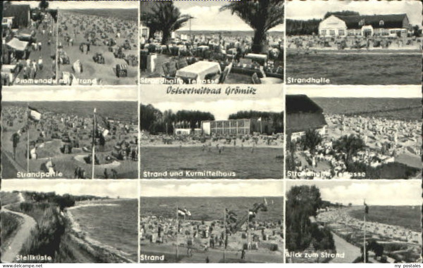 Groemitz Ostseebad Groemitz Strand Kueste Halle x 1963
