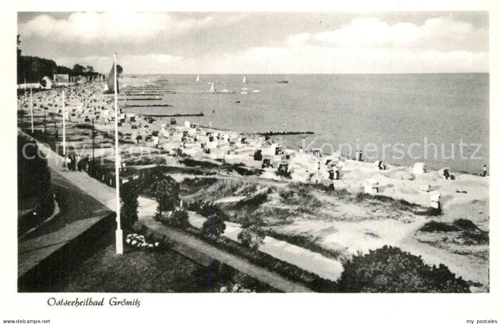 Groemitz Ostseebad Strandpartie
