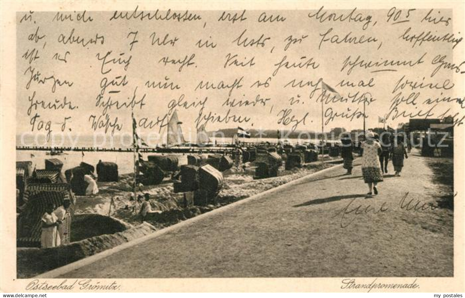 Groemitz Ostseebad Strandpromenade