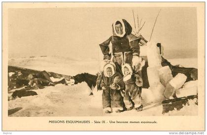 MISIONS ESQUIMAUDES        MAMAN ESQUIMAUDE