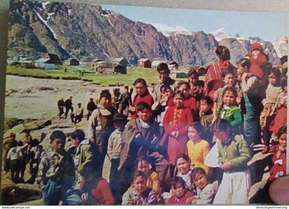 ! modern postcard Frederiksdal, South Greenland, Grönland