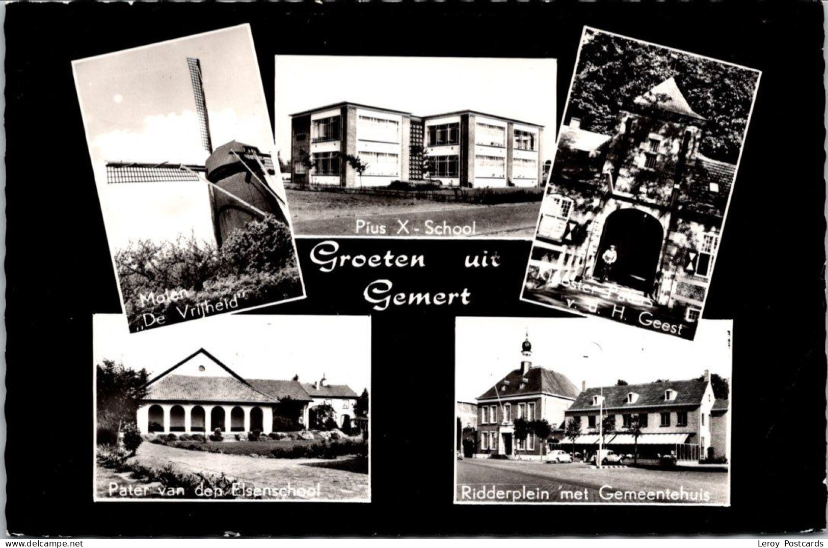 Groeten uit Gemert, Ridderplein 1967 (NB)