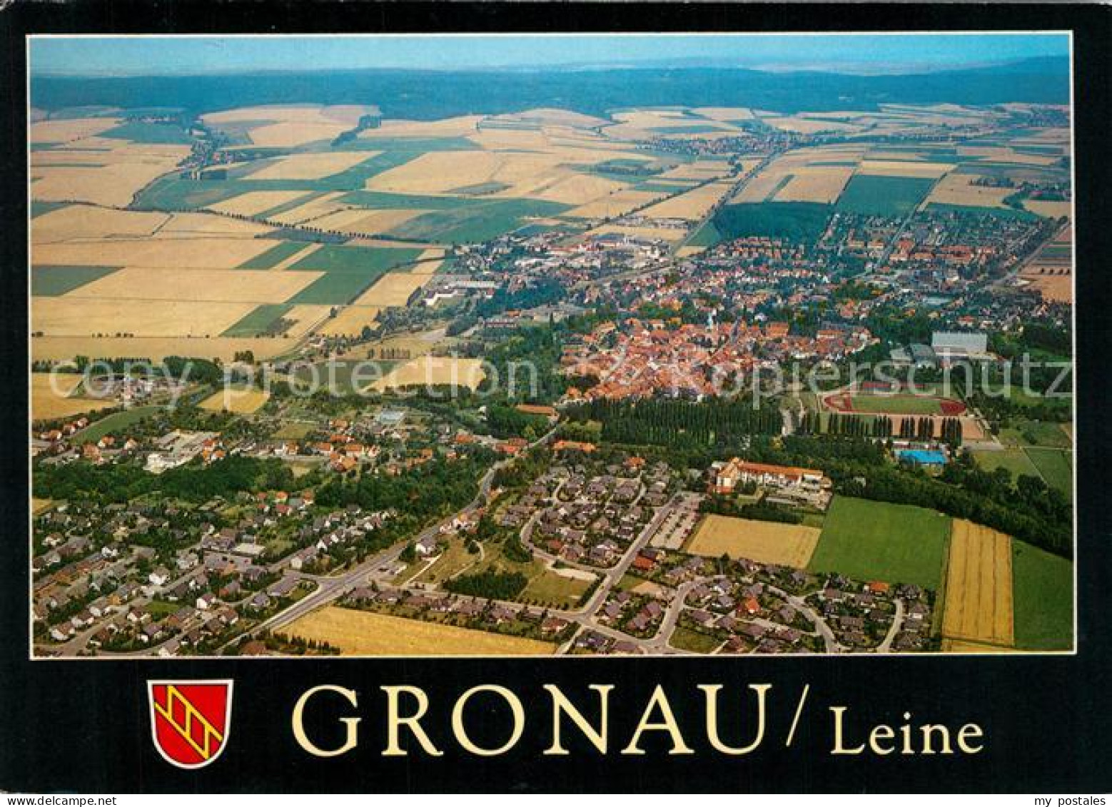 Gronau Leine Despetal Hildesheimer Wald Fliegeraufnahme