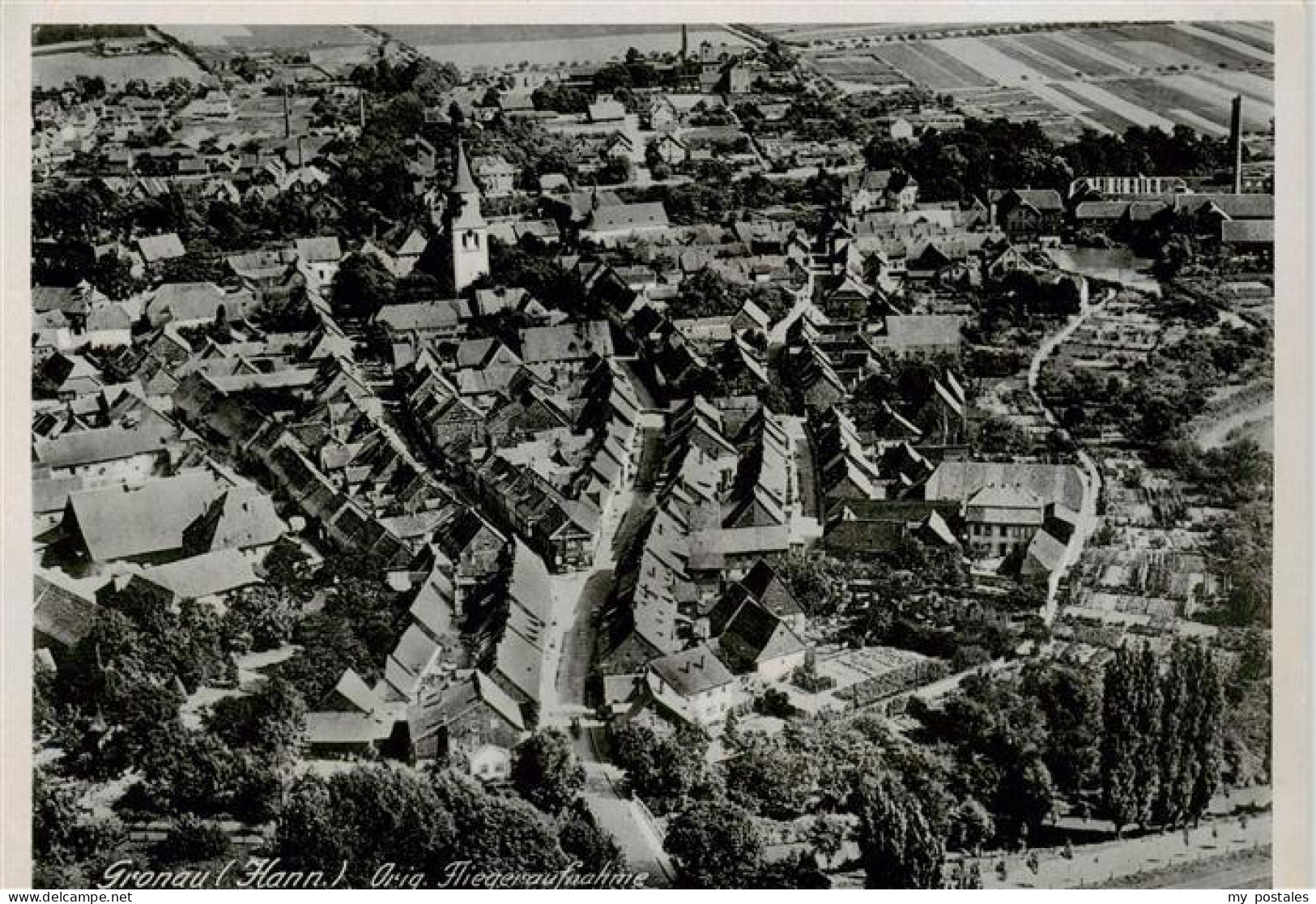 Gronau Leine Fliegeraufnahme
