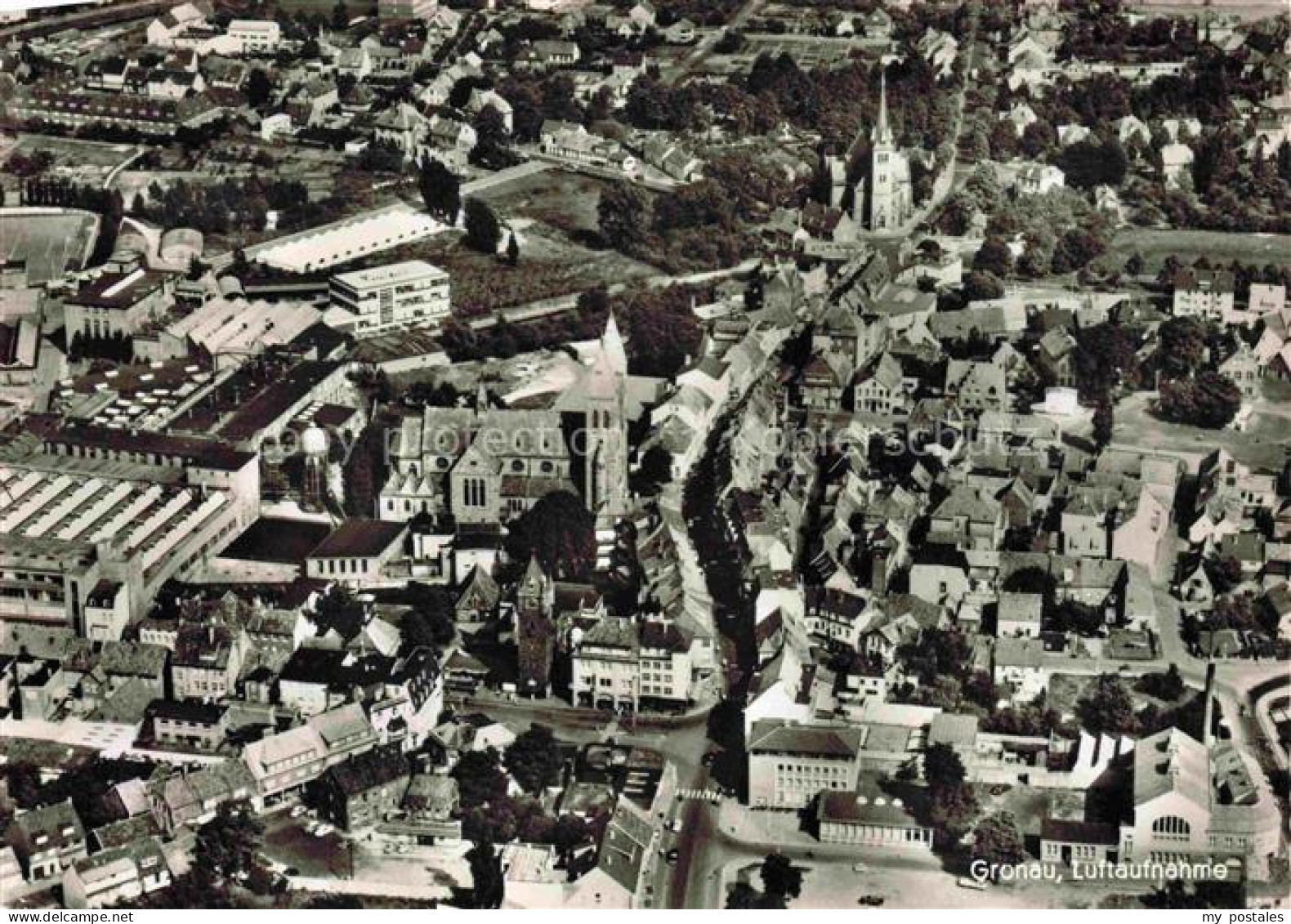 Gronau Odenwald Bensheim Hessen Fliegeraufnahme