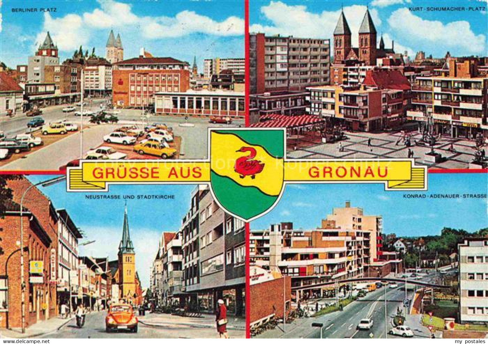 Gronau  Westfalen Borken NRW Berliner Platz Kurt-Schumacher-Platz Neustrasse Sta