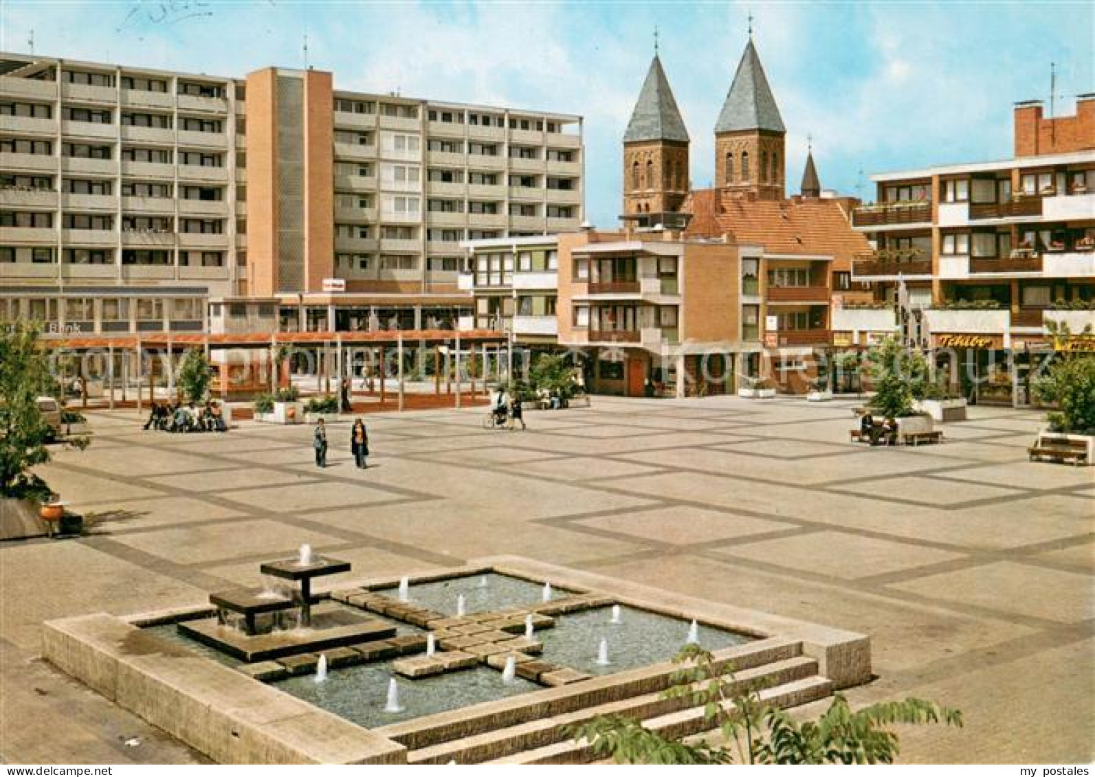 Gronau Westfalen Kurt Schumacher Platz Wasserspiele
