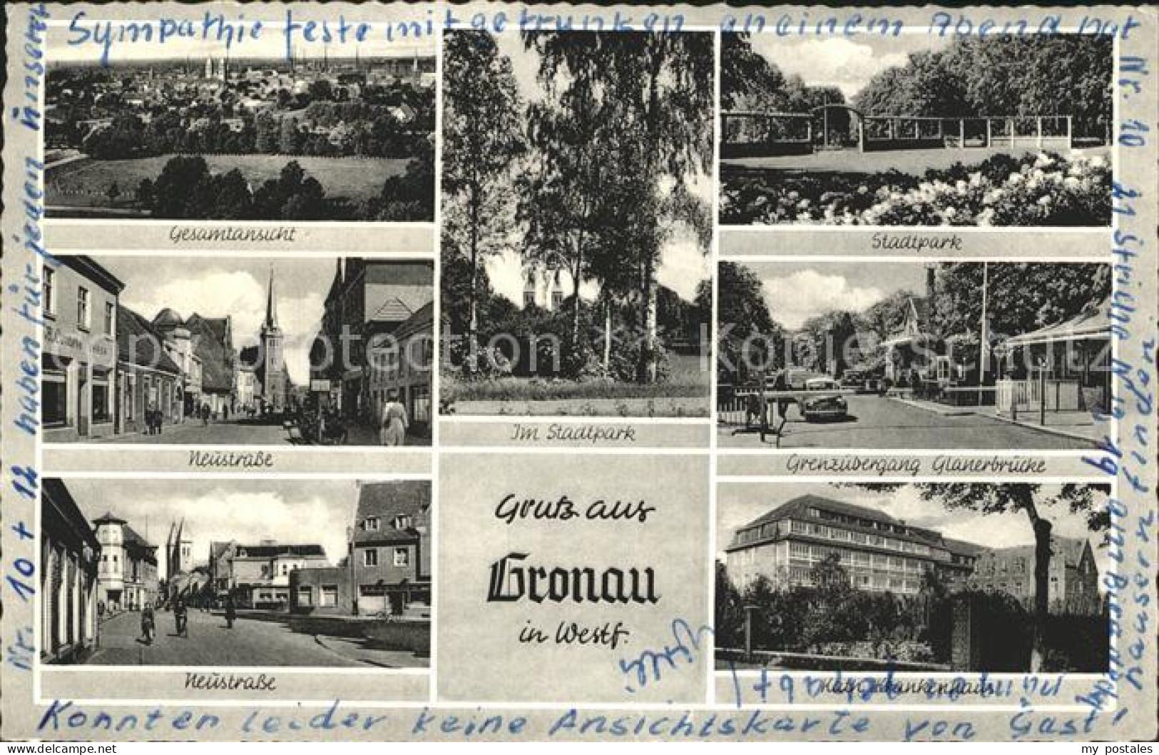 Gronau Westfalen Stadtpark Neustrasse Katholisches Krankenhaus