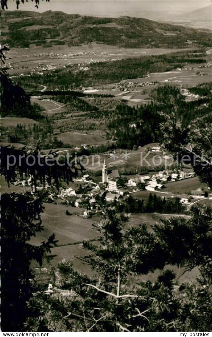 Gross-Gmain Panorama Blick gegen Hoegl Chiemgauer Alpen