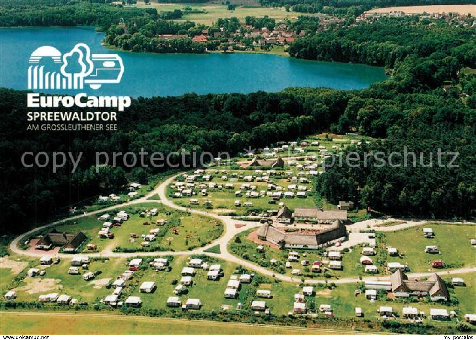 Gross Leuthen EuroCamp Spreewaldtor Fliegeraufnahme