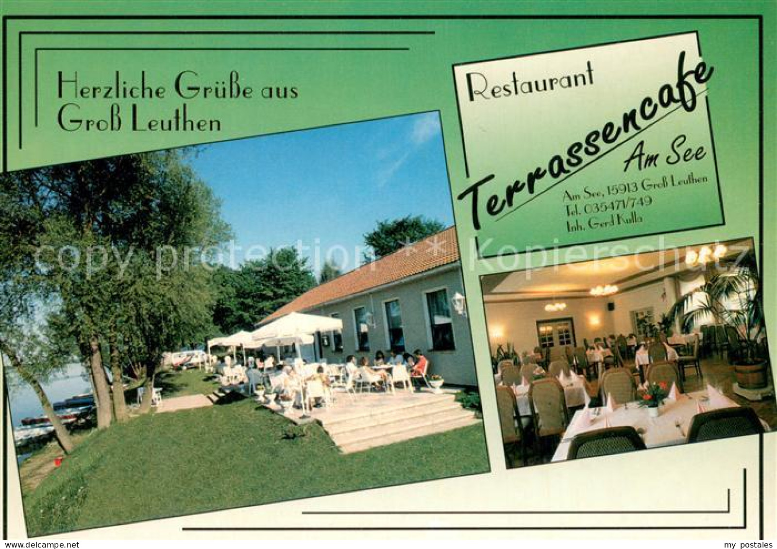 Gross Leuthen Restaurant Terrassencafe am See