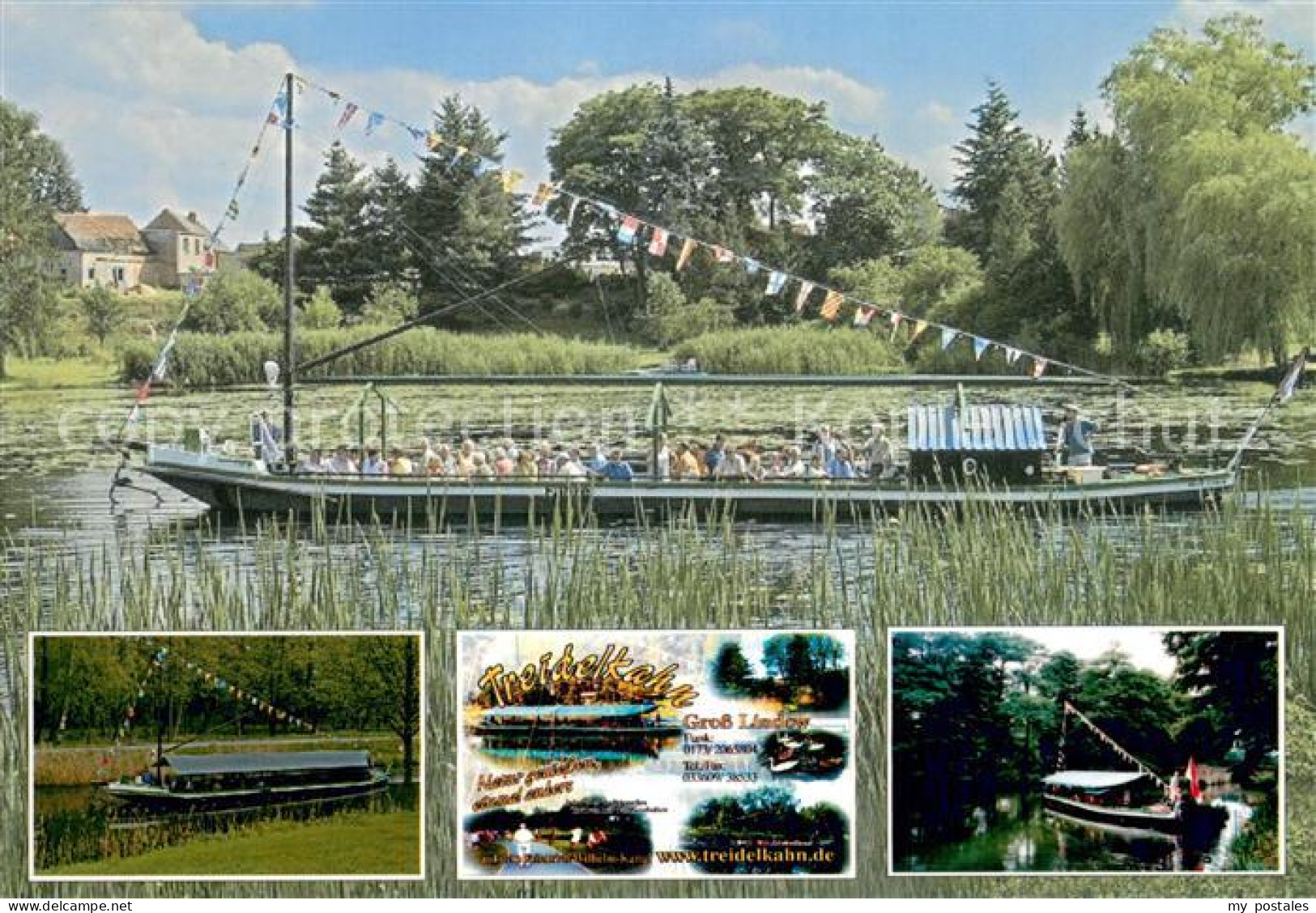 Gross Lindow Fahrgastschiff Treidelkahn