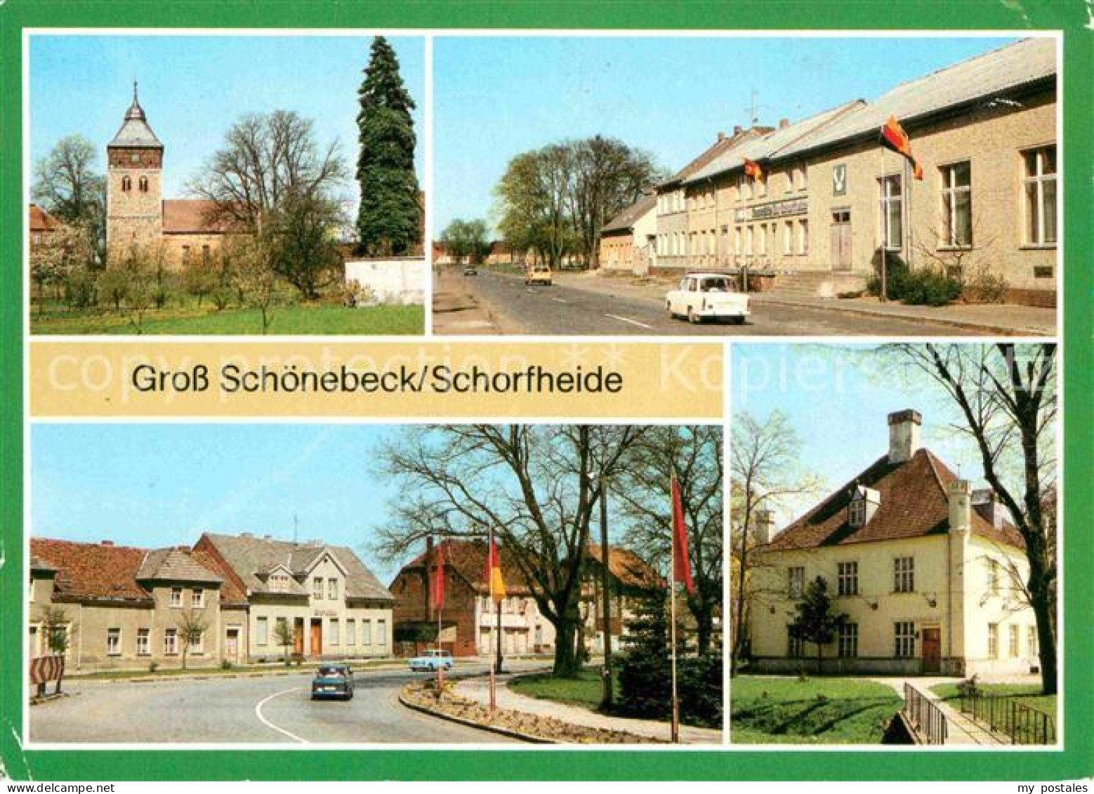 Gross Schoenebeck Kirche Baudenkmal Konsum Gaststaette Ernst Thaelmann Str Kultu