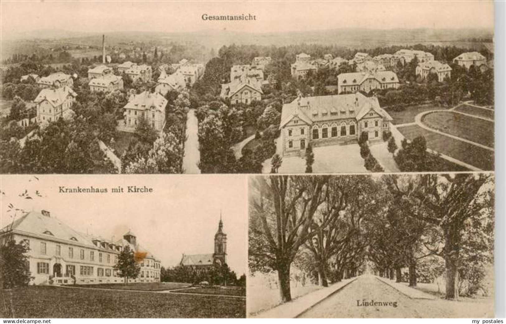 Gross-Schweidnitz Grossschweidnitz Loebau Sachsen Gesamtansicht Krankenhaus mit