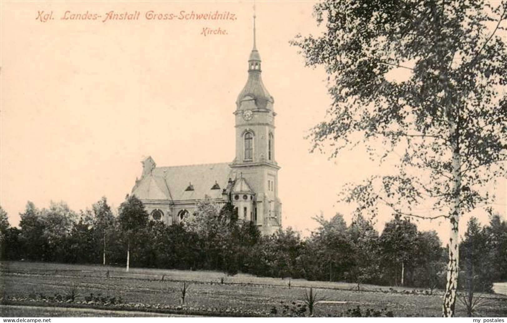 Gross-Schweidnitz Grossschweidnitz Loebau Sachsen Koenigliche Landesanstalt Kirc