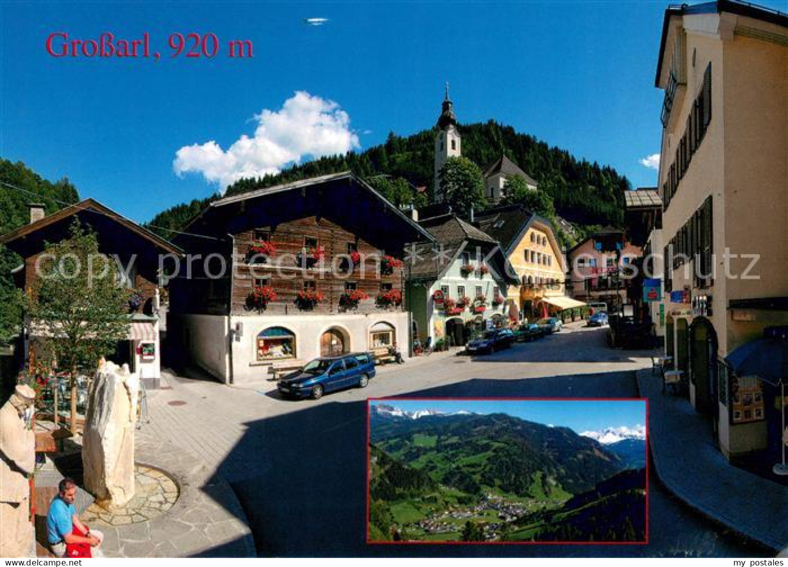 Grossarl Ortspartie Panorama