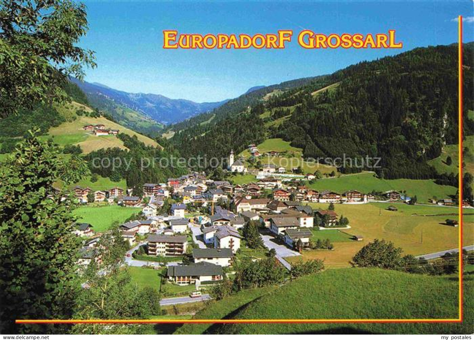 Grossarl Pinzgau-Pongau AT Europadorf Grossarl Pongau Bergdorf Alpental Kirche W