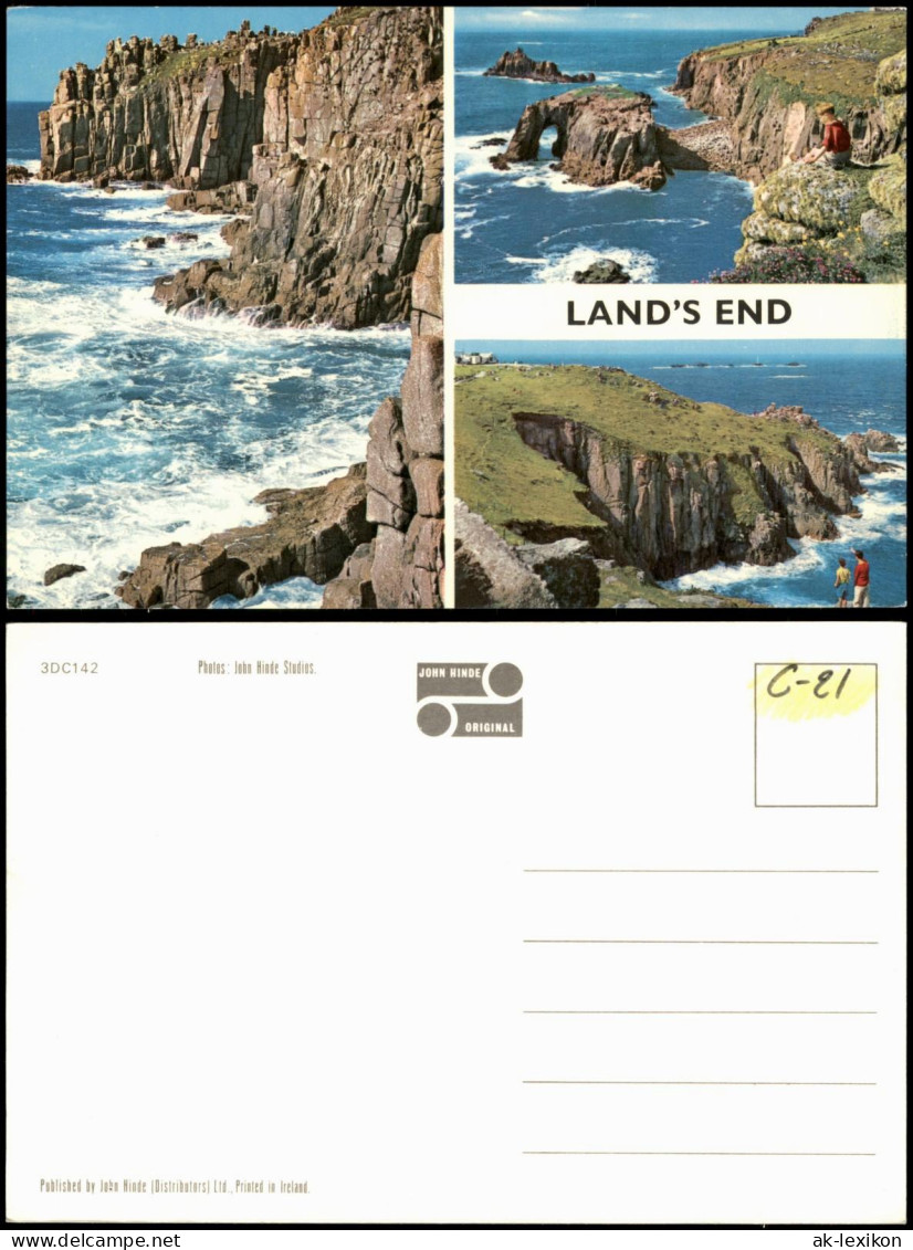 .Großbritannien Großbritannien Cornwall Küste LAND'S END 1975