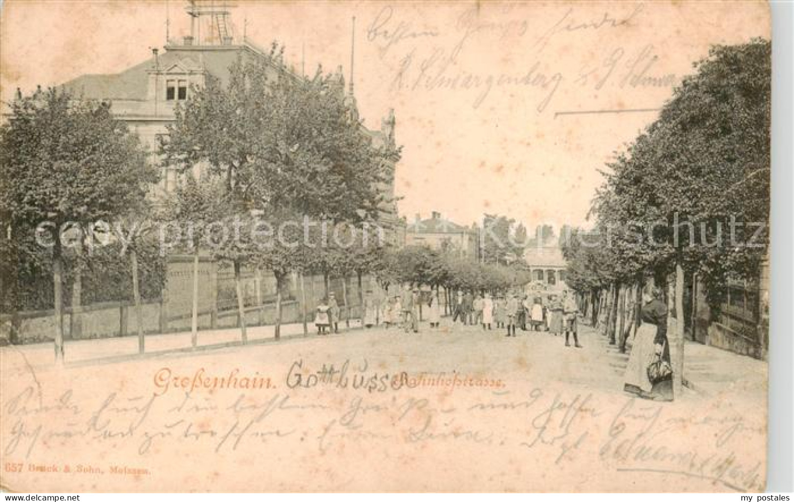 Grossenhain Sachsen Bahnhofstrasse