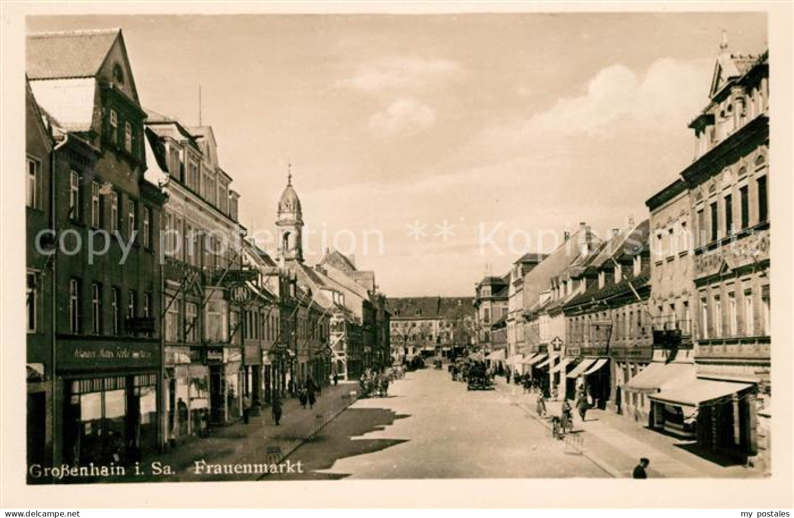 Grossenhain Sachsen Frauenmarkt Innenstadt