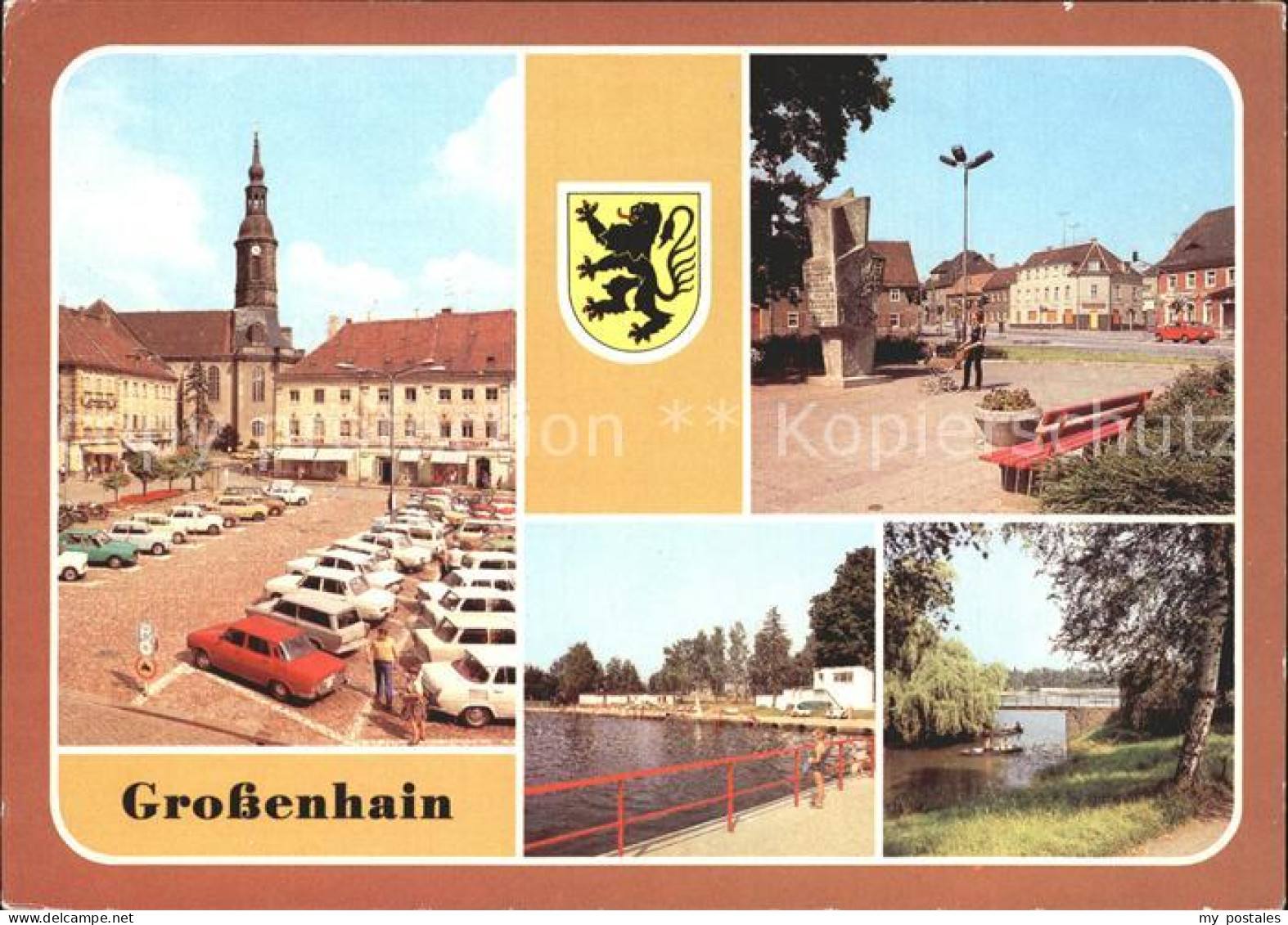 Grossenhain Sachsen Karl- Marx- Platz Leninplatz Monument Freibad