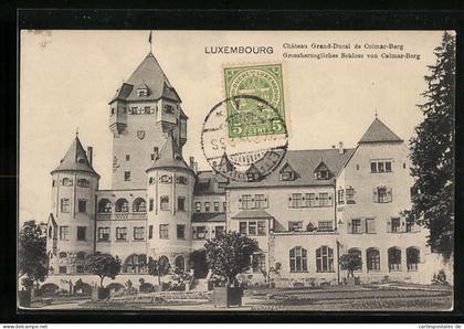 AK Luxembourg, Grossherzogliches Schloss von Colmar-Berg