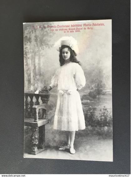 Luxembourg la famille grand ducale princesse marie adelaide bernhoeft 1908 fete nationale colmar berg