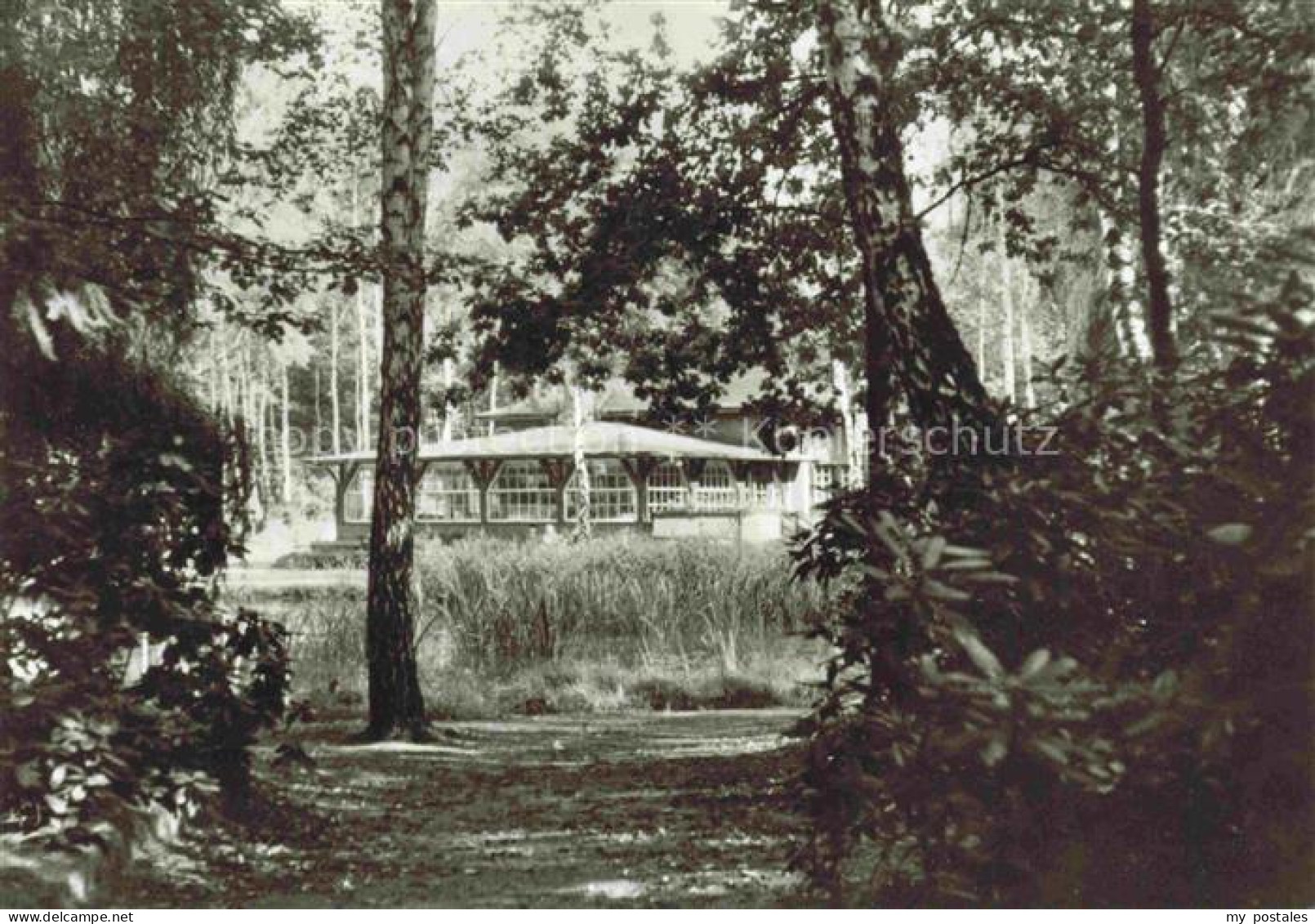 Grossraeschen Brandenburg Gaststaette im Volkspark