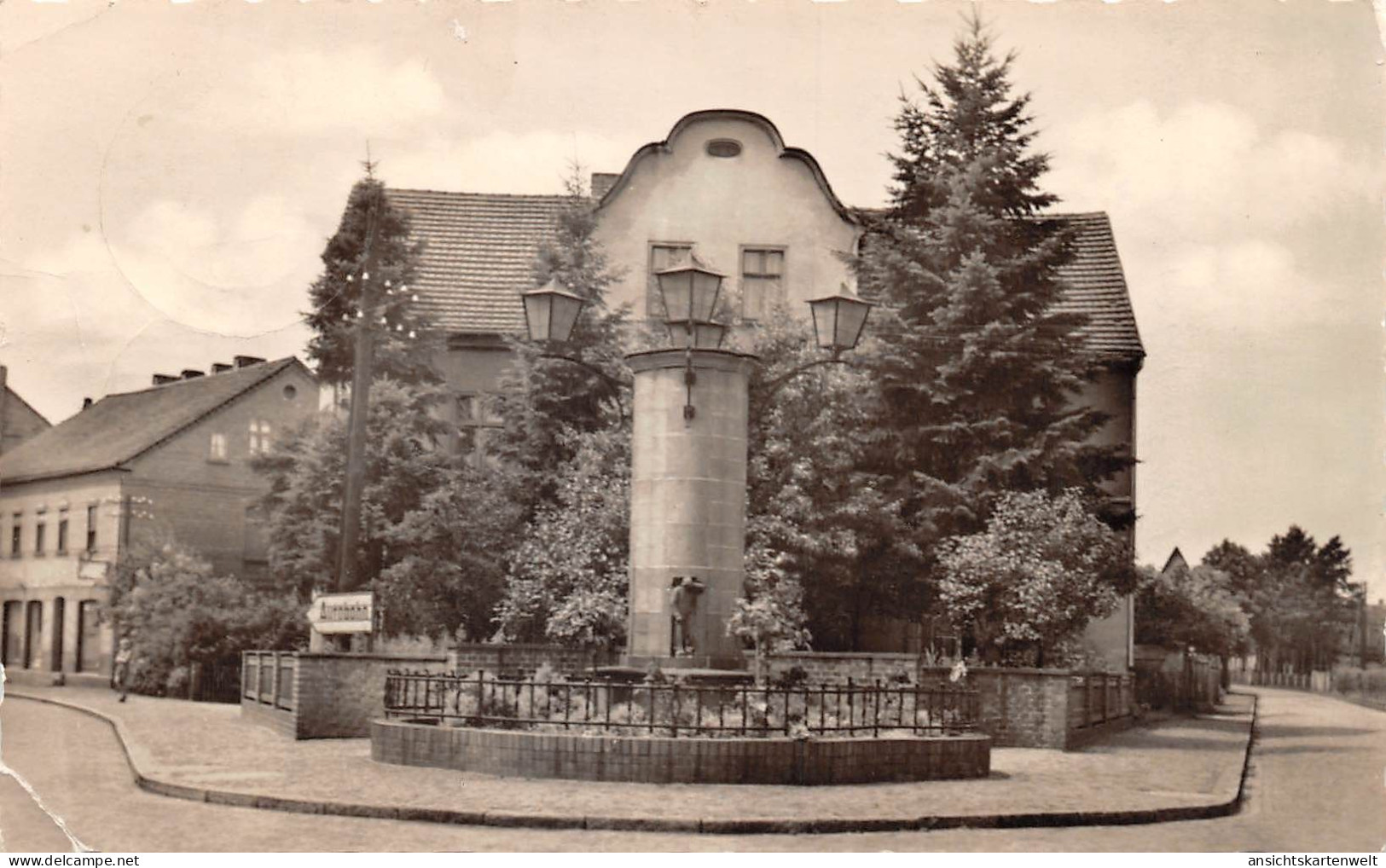 Großräschen Bergmannsbrunnen gl1960 #187.742