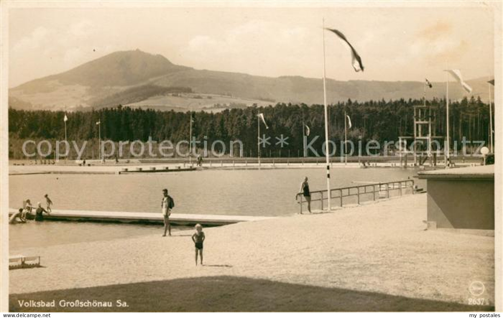 Grossschoenau Sachsen Volksbad Freibad