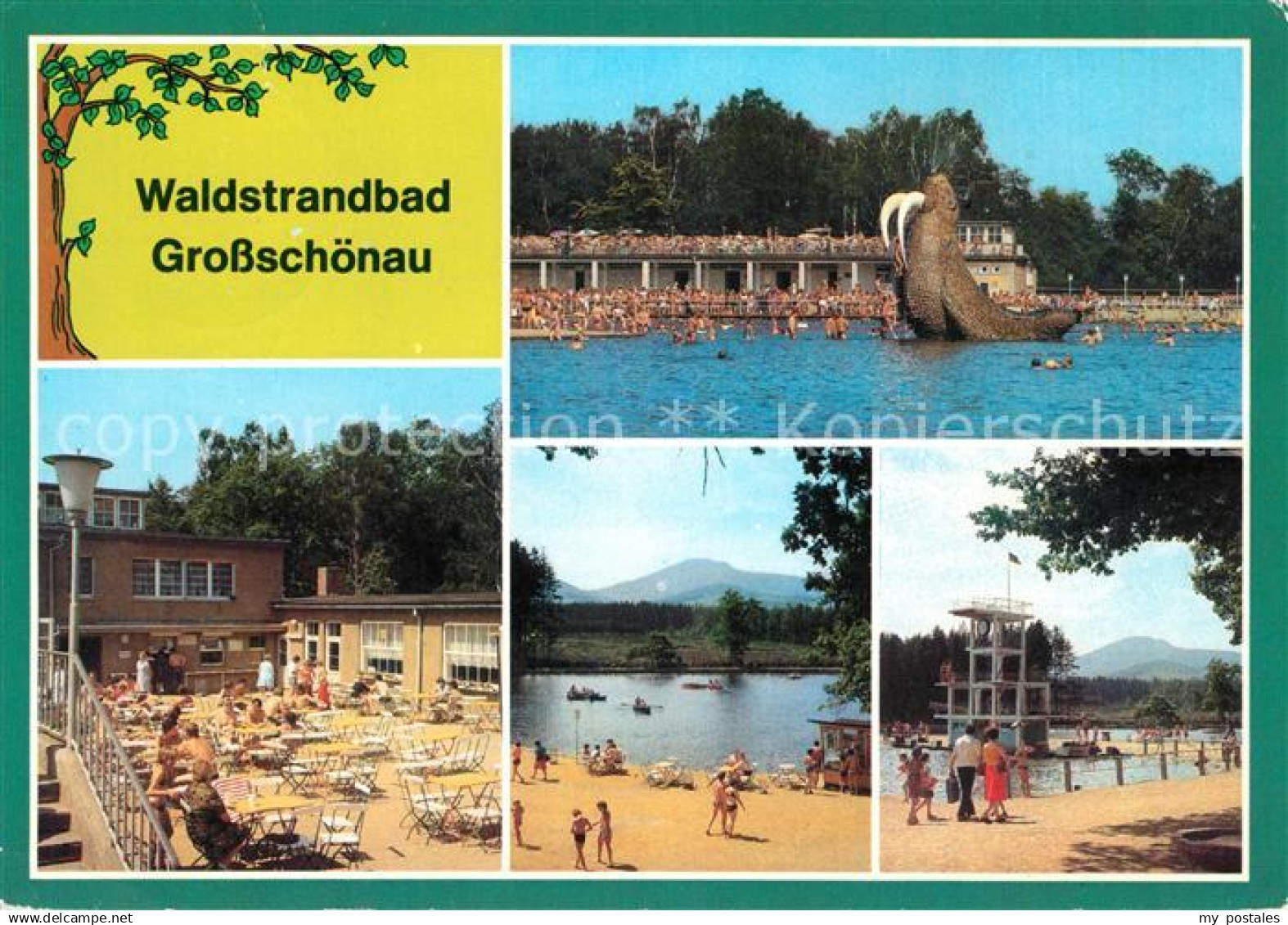 Grossschoenau Sachsen Waldstrandbad