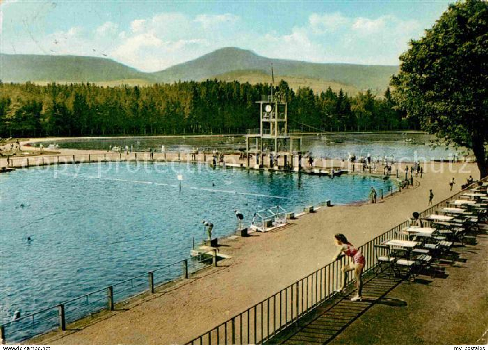 Grossschoenau Sachsen Waldstrandbad