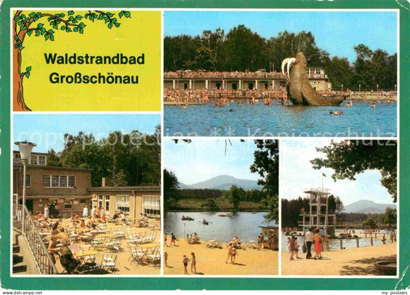 Grossschoenau Sachsen Waldstrandbad
