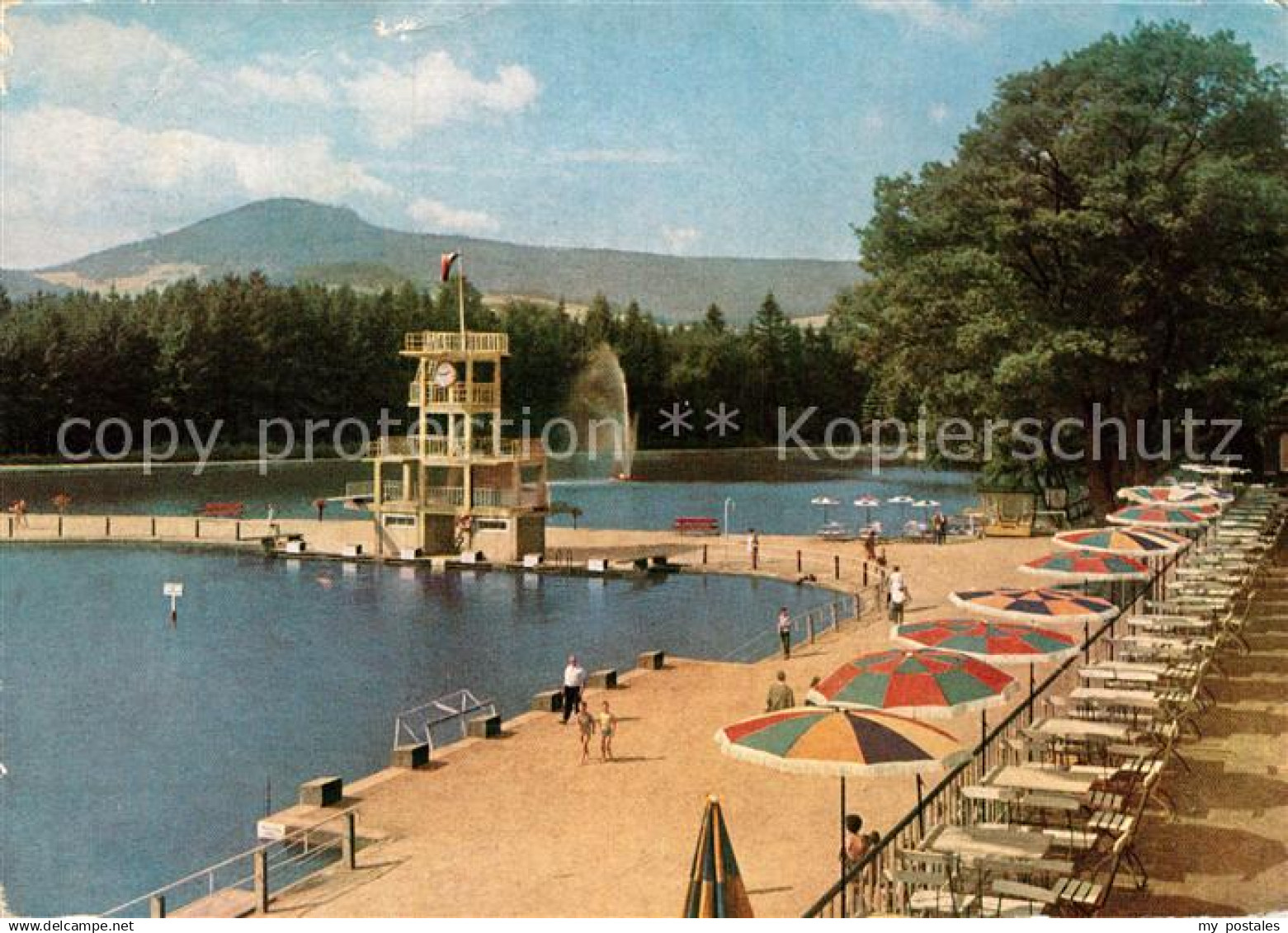 Grossschoenau Sachsen Waldstrandbad
